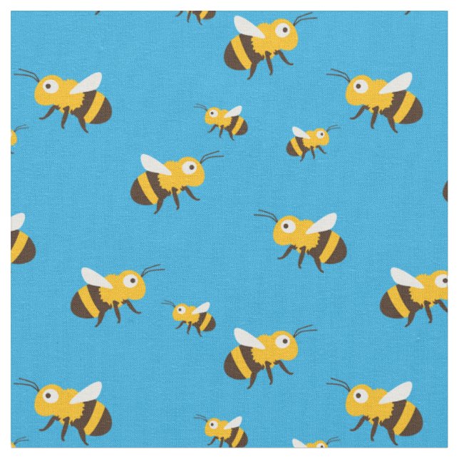 Bee Fabric (Close Up)