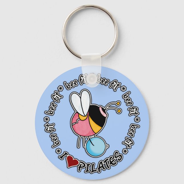 bee fit - pilates keychain (Front)
