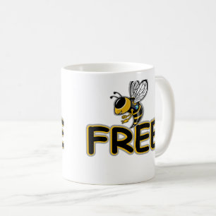 BEE FREE COFFEE MUG