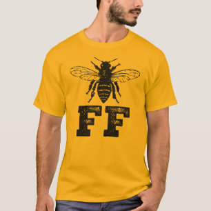 Bee Friend Forever in Black T-Shirt