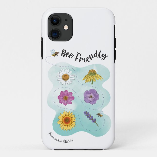Bee friendly - Harmonious Nature  Case-Mate iPhone Case (Back)