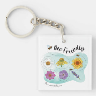 Bee friendly - Harmonious Nature Key Ring
