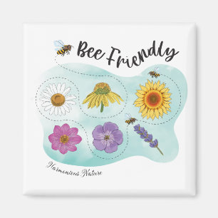Bee friendly - Harmonious Nature Magnet
