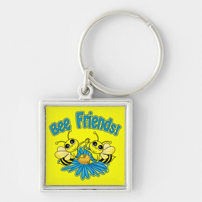Bee Friends Key Ring (Front)