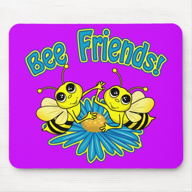 Bee Friends Mouse Mat (Front)