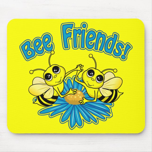 Bee Friends Mouse Mat (Front)