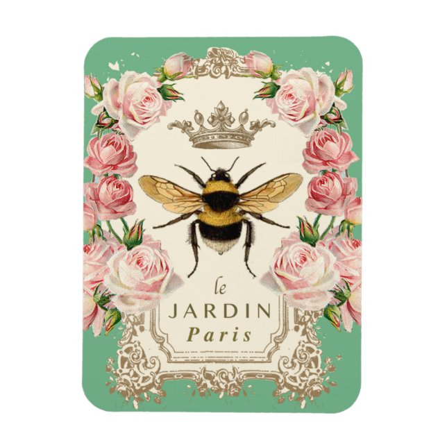 Bee Garden Magnet (Vertical)