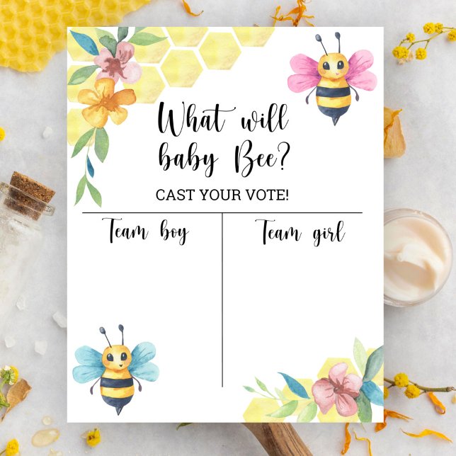 Bee Gender reveal Boy or Girl chart (Creator Uploaded)