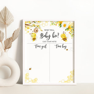 Bee Gender reveal Boy or Girl chart