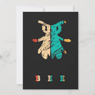 Bee Gifts ,I Love Bee, Beekeeping Gift,Bee Saying Holiday Card