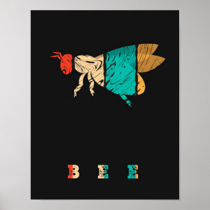 Bee Gifts ,I Love Bee, Beekeeping Gift,Bee Saying Poster