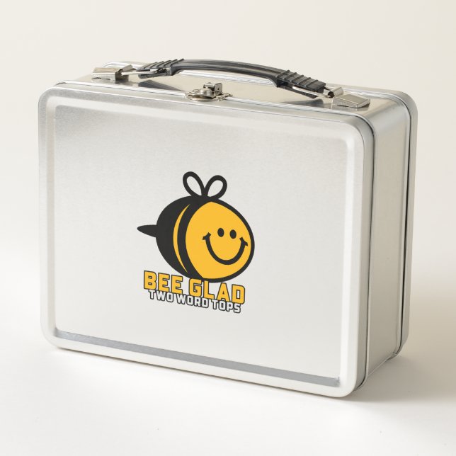 Bee Glad T.W.T Lunch Box (Front)