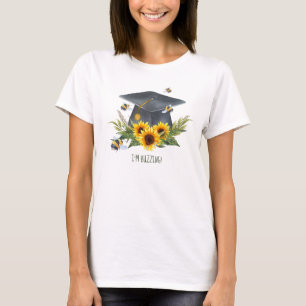 BEE Graduation Gift - Fun Im Buzzing Personalised T-Shirt