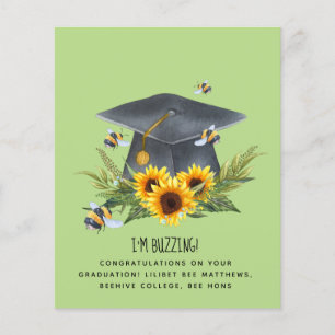 BEE Graduation Gift - Fun Im Buzzing Personalized Flyer