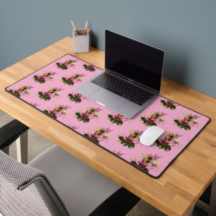 Bee Grateful Desk Mat