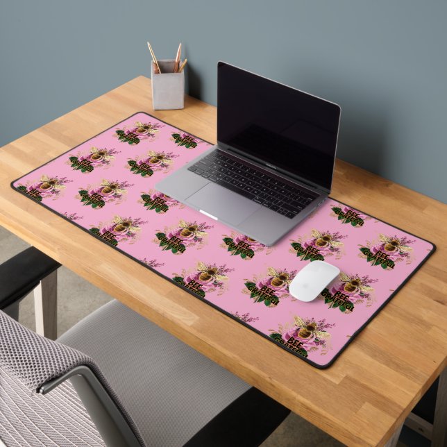 Bee Grateful Desk Mat (Office 2)