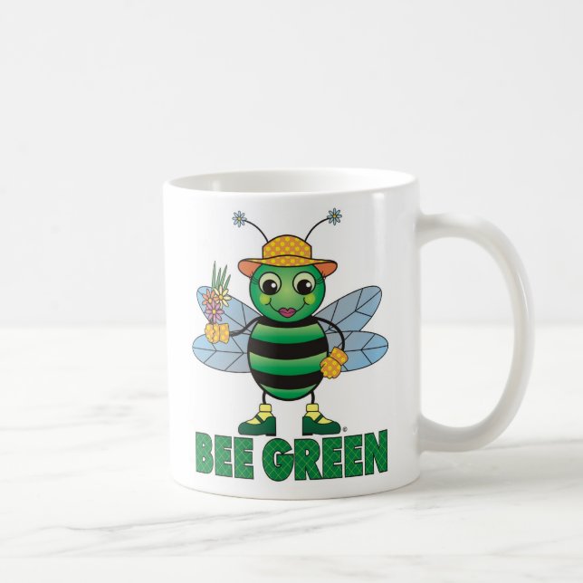 BEE Green  Coffee Mug (Right)
