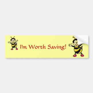 Bee Guy Bumper Sticker