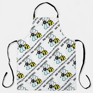 Bee Happiness Is The Name Of The Game Apron