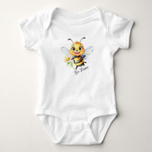 Bee Happy Baby Bodysuit