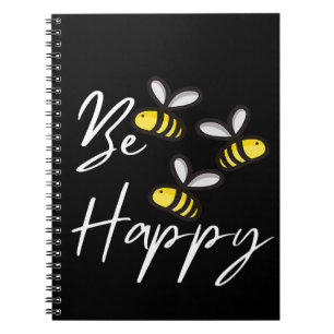Bee Happy Bee Gifts ,I Love Bee, Beekeeping Gift Notebook
