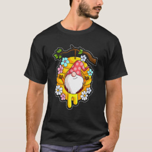 Bee Happy Bee Kind Beekeeper Spring Gnome T-Shirt