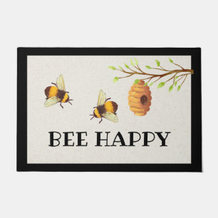 Bee Happy Door Mat