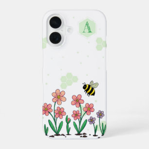 Bee Happy Garden iPhone 16 Case