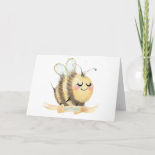 Bee Happy Greeting Card