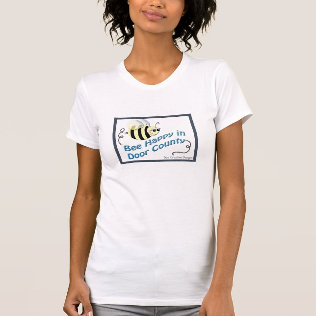 Bee Happy in DC T-Shirt (Front)