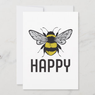 Bee Happy Invitation