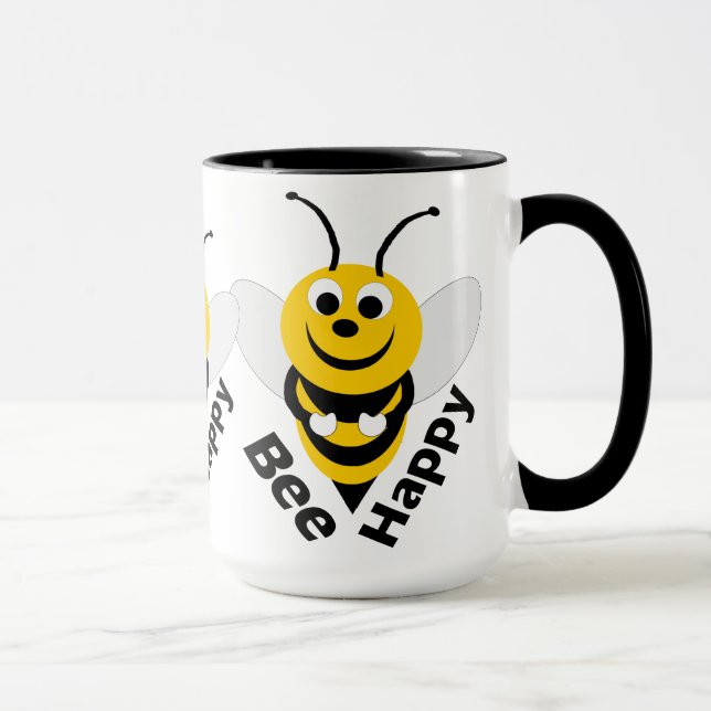 Bee Happy Mug (Right)