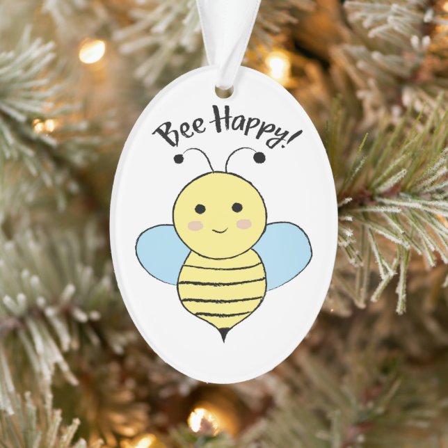 Bee Happy Ornament (Tree)