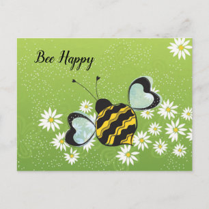 Bee Happy Postcard
