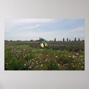 Bee Happy Poster