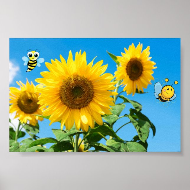 Bee Happy. Poster (Front)