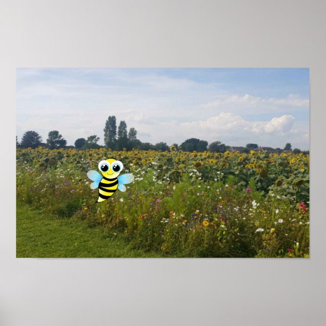 Bee Happy. Poster (Front)