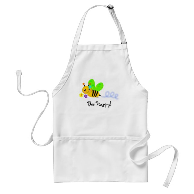 Bee Happy Standard Apron (Front)