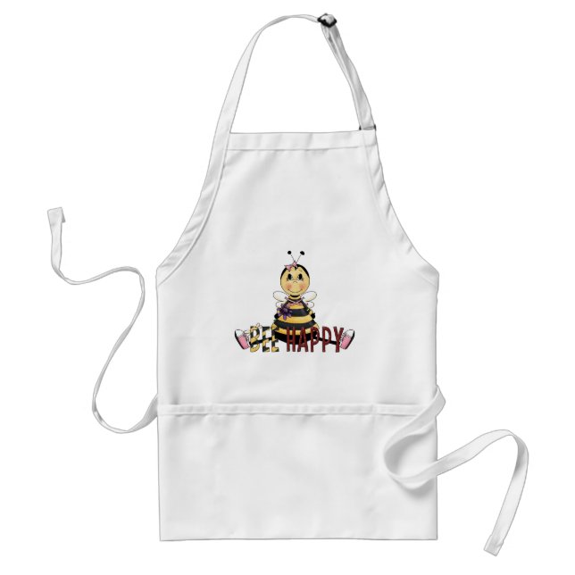 Bee Happy Standard Apron (Front)