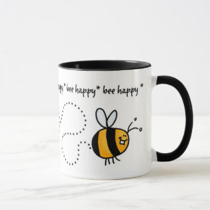 bee happy trail mug