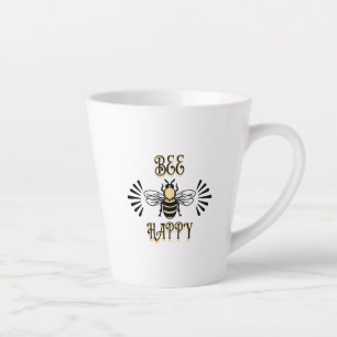Bee Happy   Vintage Colours Honey Bee Latte Mug