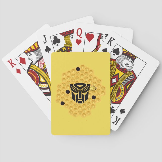 Bee hive BumbleBee Playing Cards (Back)