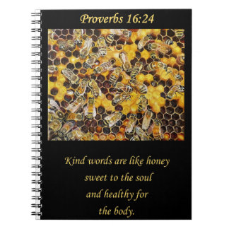 Bee Hive. Christian gift Notebook