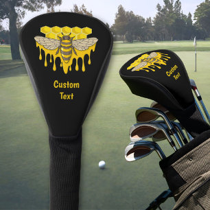 Bee Hive Honey Golf Head Cover