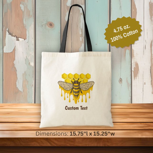 Bee Hive Honey Tote Bag (Creator Uploaded)
