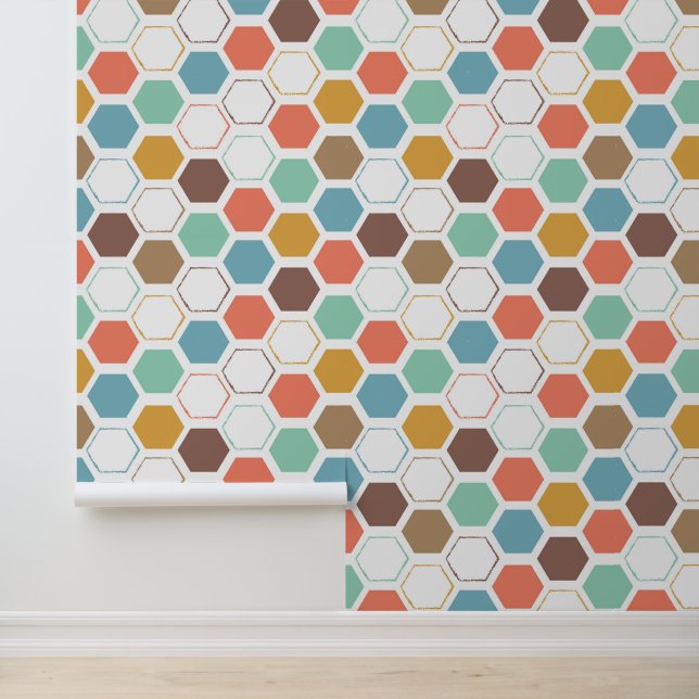 Bee Hive Module Pattern Wallpaper (Application)