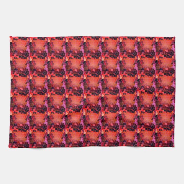 Bee Hive Pattern Tea Towel (Horizontal)