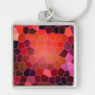 Bee Hive Red Keychain