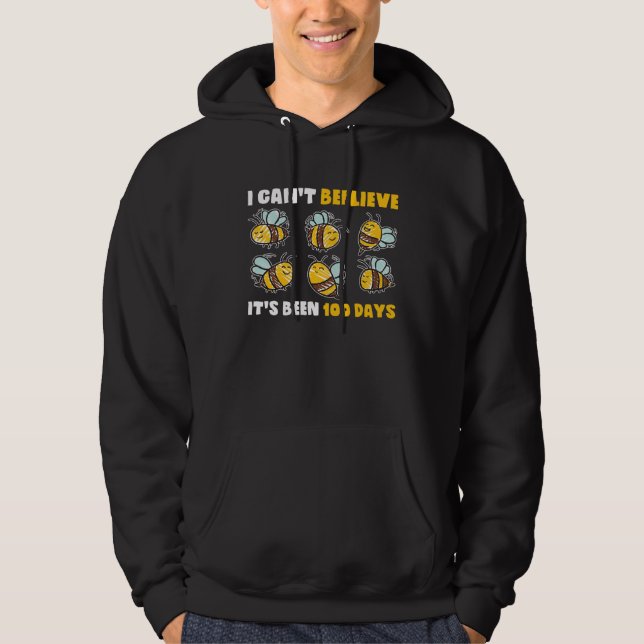 Bee Hive Tree 100 Day School  for Teachers & Stude Hoodie (Front)