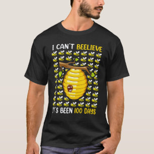 Bee Hive Tree 100 Days Of School Teacher Boy Girl T-Shirt